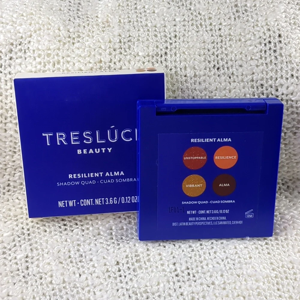 Treslúce Beauty Eyeshadow Quad in Resilient Alma, 3.6g/0.12oz